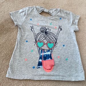 Gap graphic t-shirt girls sz 5T
